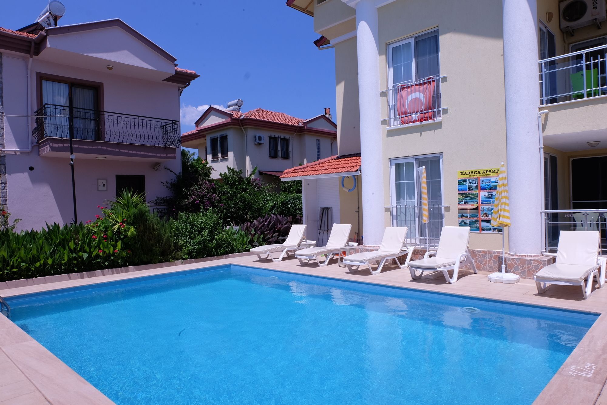 Karaca Apart Hotel ダルヤン エクステリア 写真